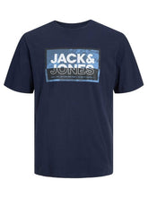 T-KREKLS JACK&JONES , TUMŠI ZILĀ KRĀSĀ